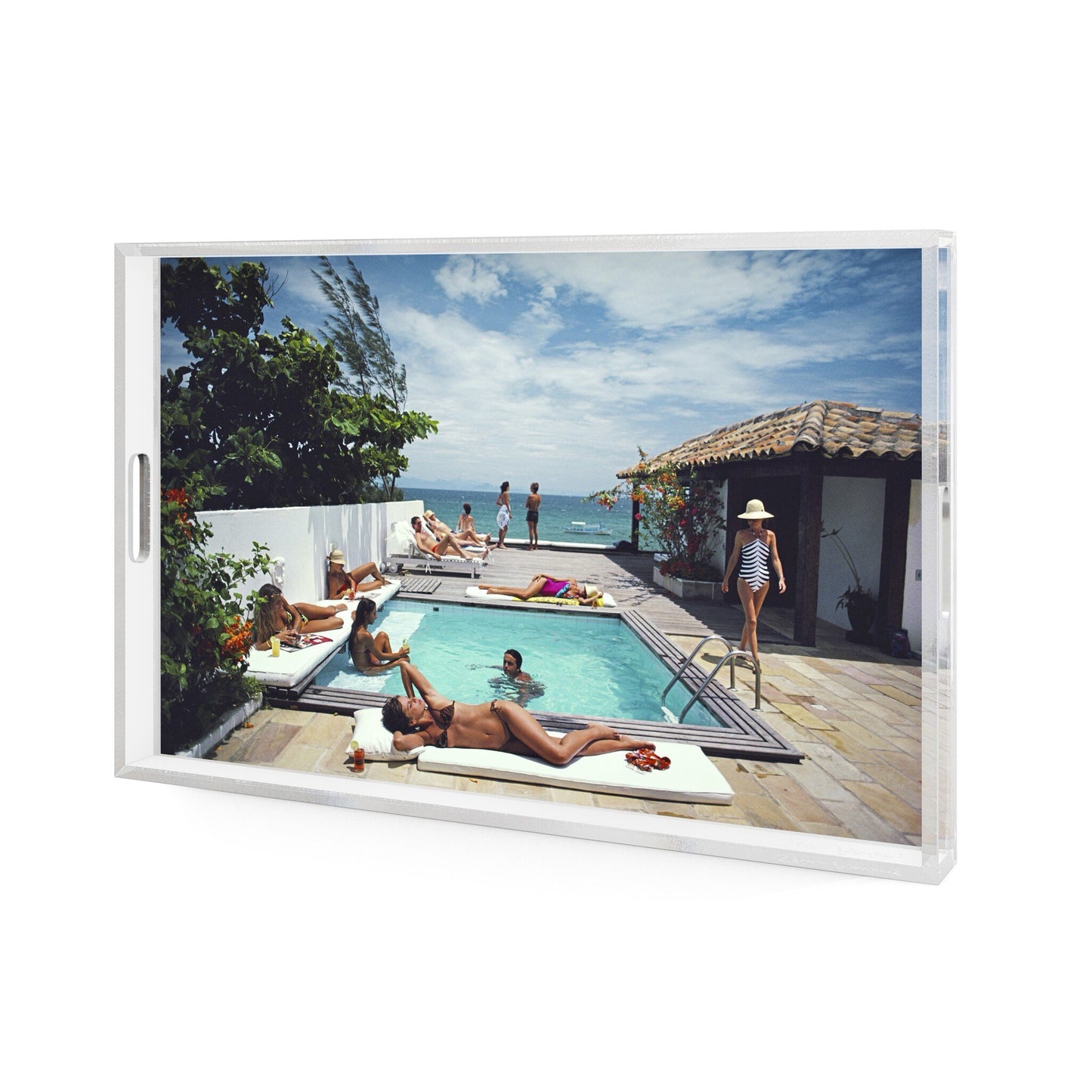 Palm Springs Pool Tray by Slim Aarons