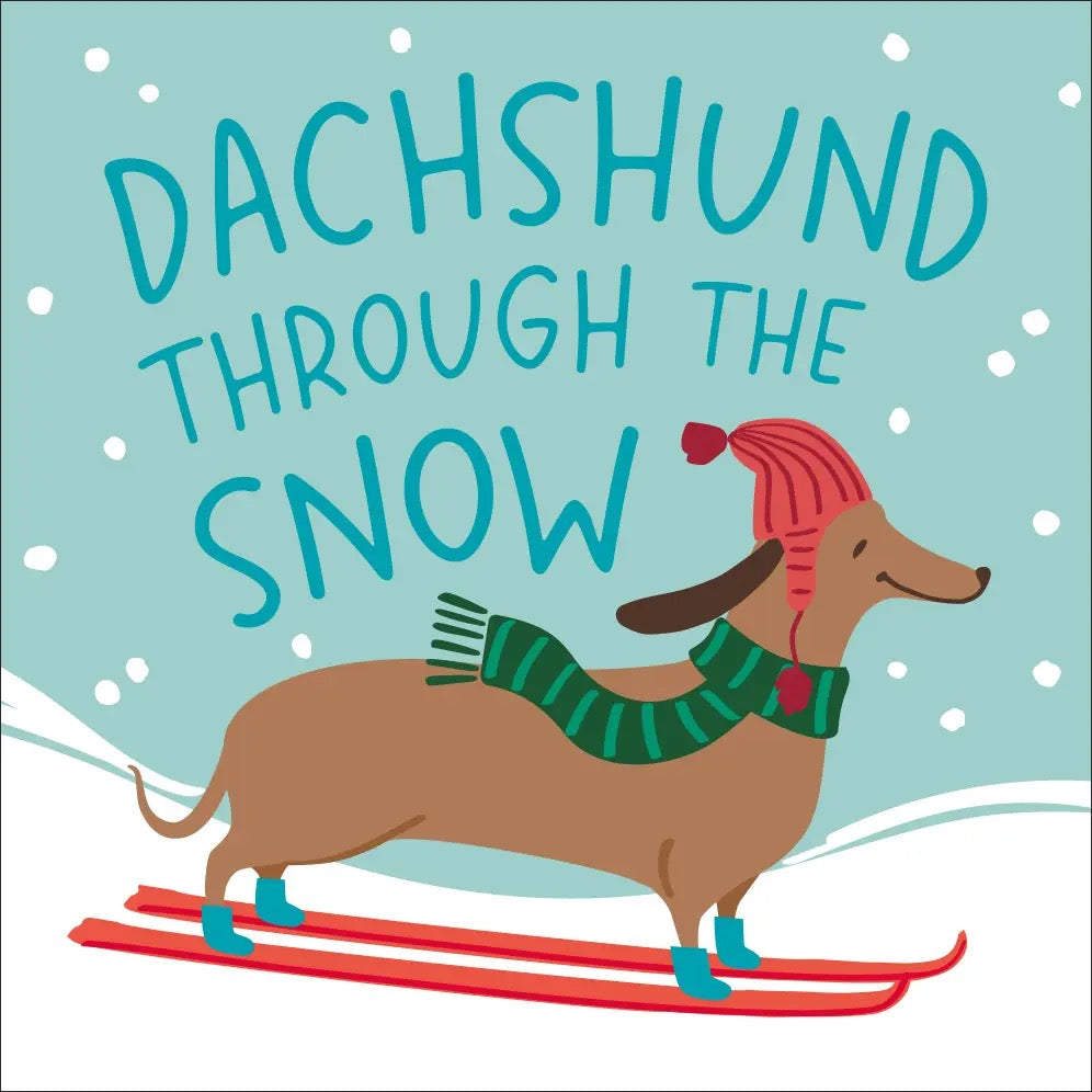 Funny Christmas Cocktail Napkins - Daschund