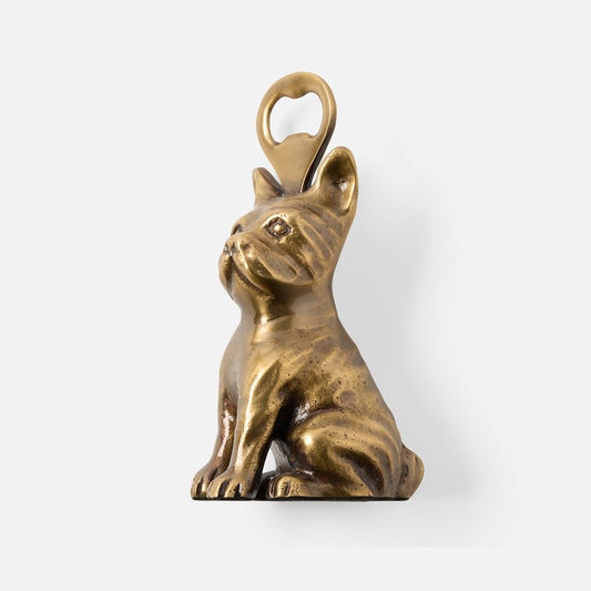 Cosette Antique Brass French Bulldog Bottle Opener