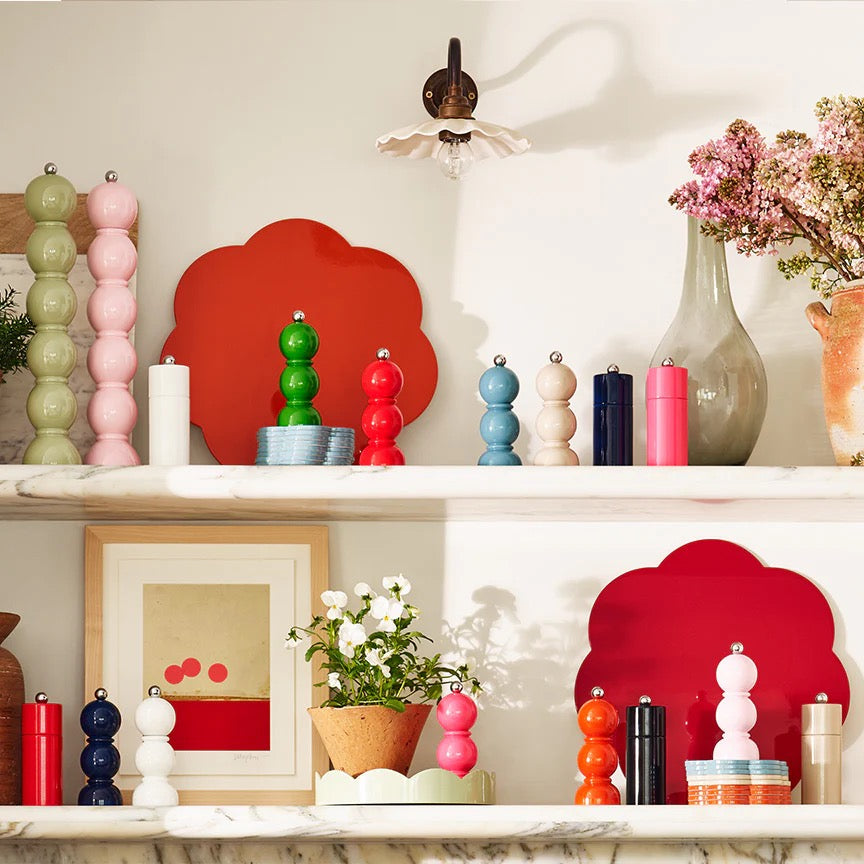 Orange Mini Bob Salt or Pepper Mill