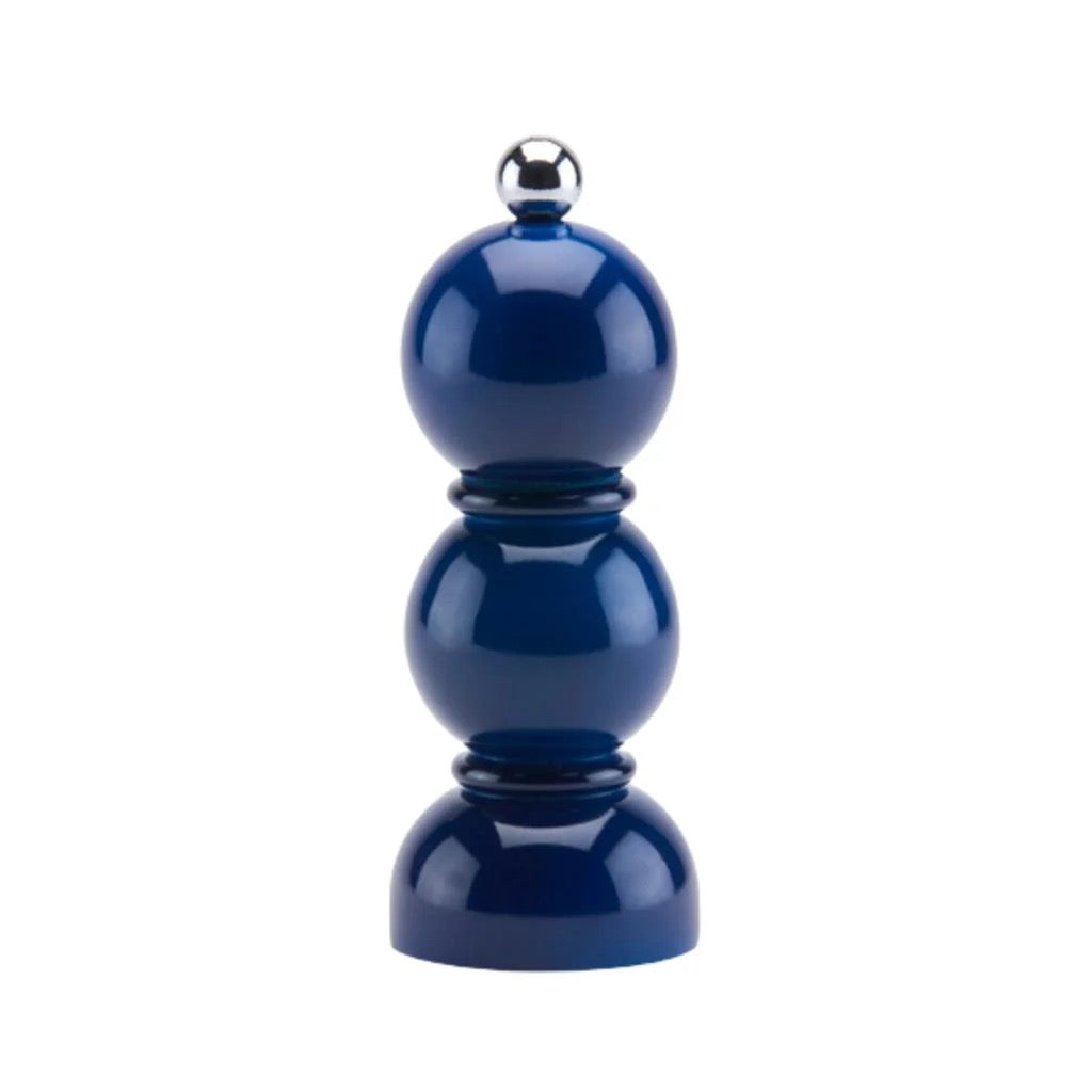 Navy Mini Bob Salt or Pepper Mill - 14 cm