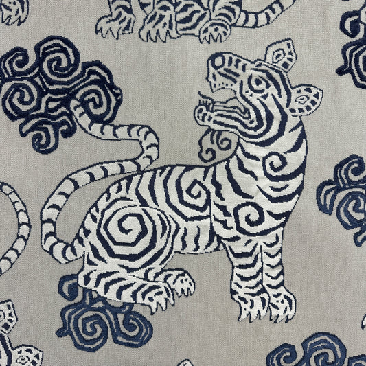Akbar Blue Pillow, 16" x 24"