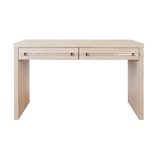 Ralph Waterfall Desk in Light Cerused Oak