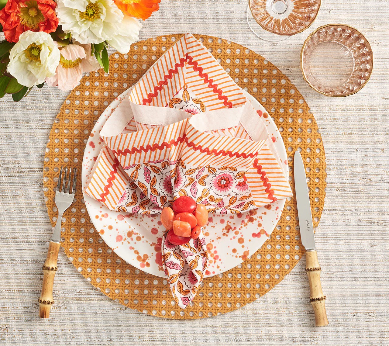 Reed Placemat in Natural, Set of 4