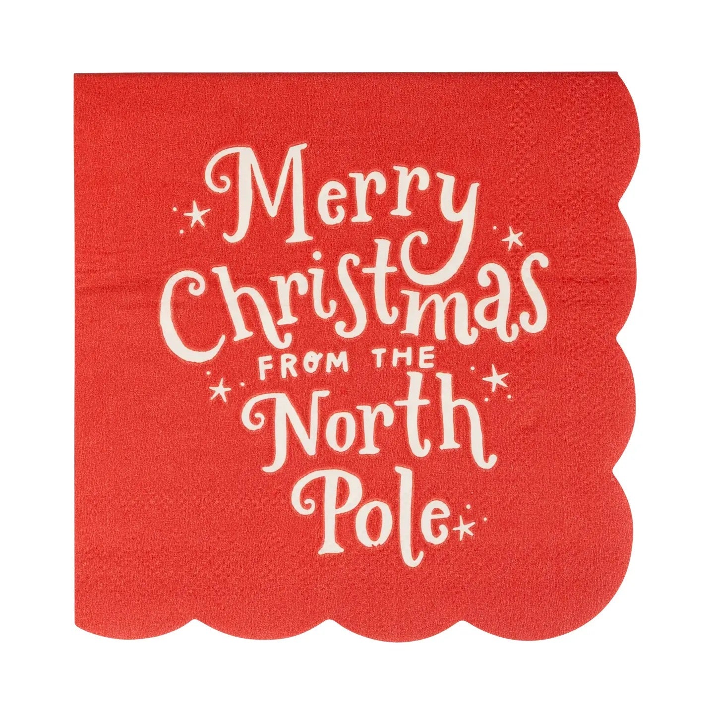 Merry Christmas Cocktail Napkin