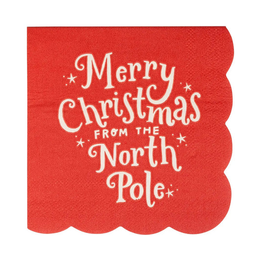 Merry Christmas Cocktail Napkin