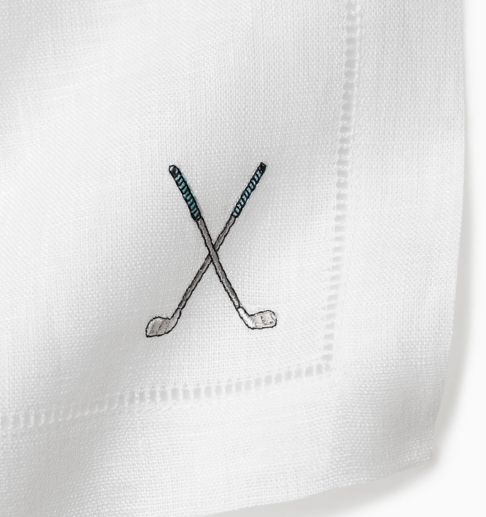 Sferra Golf Cocktail Napkins - Thumbnail 4