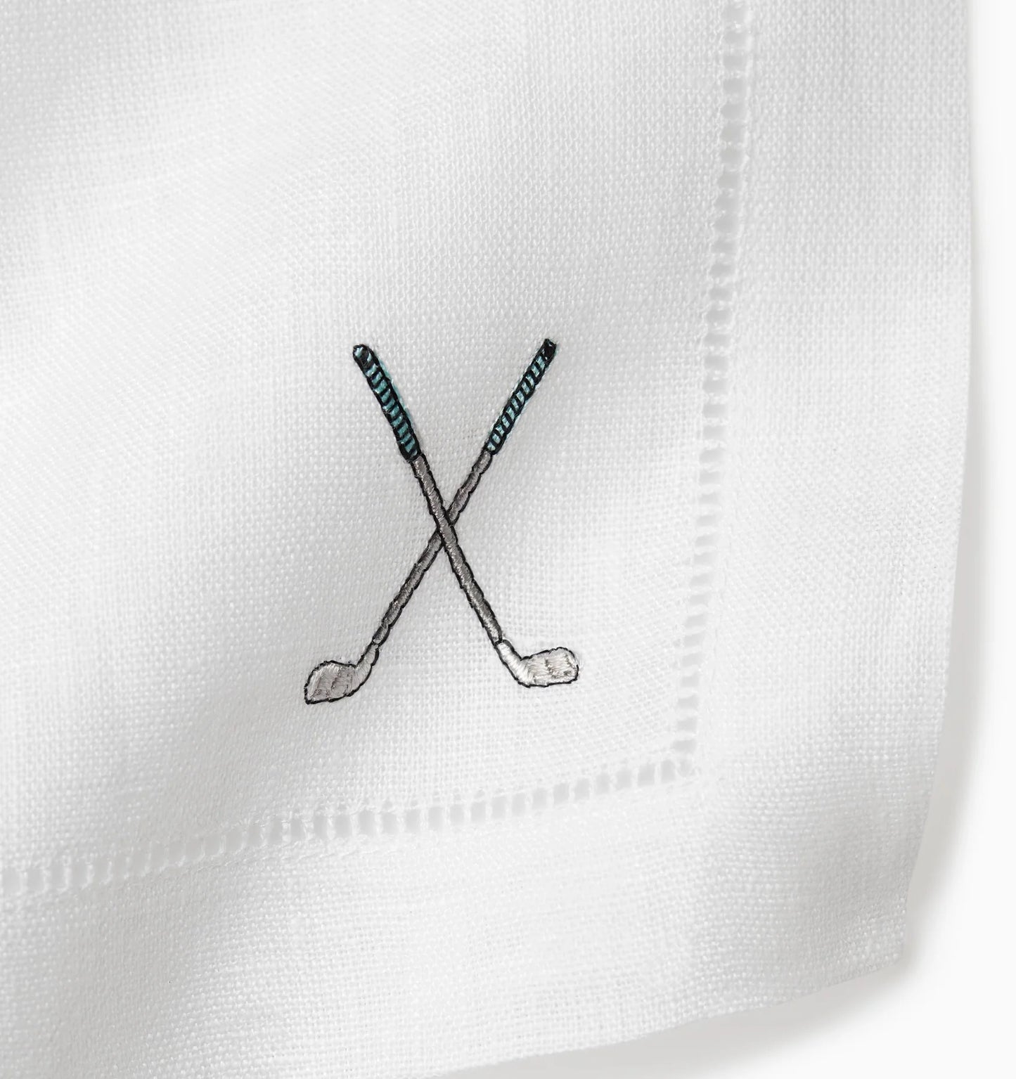 Golf Cocktail Napkins  - S/4