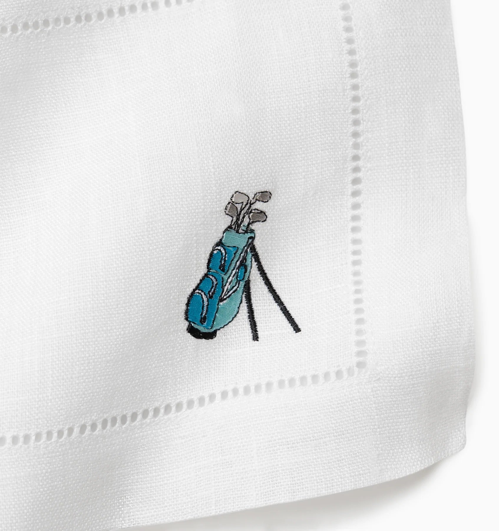 Sferra Golf Cocktail Napkins - Thumbnail 5