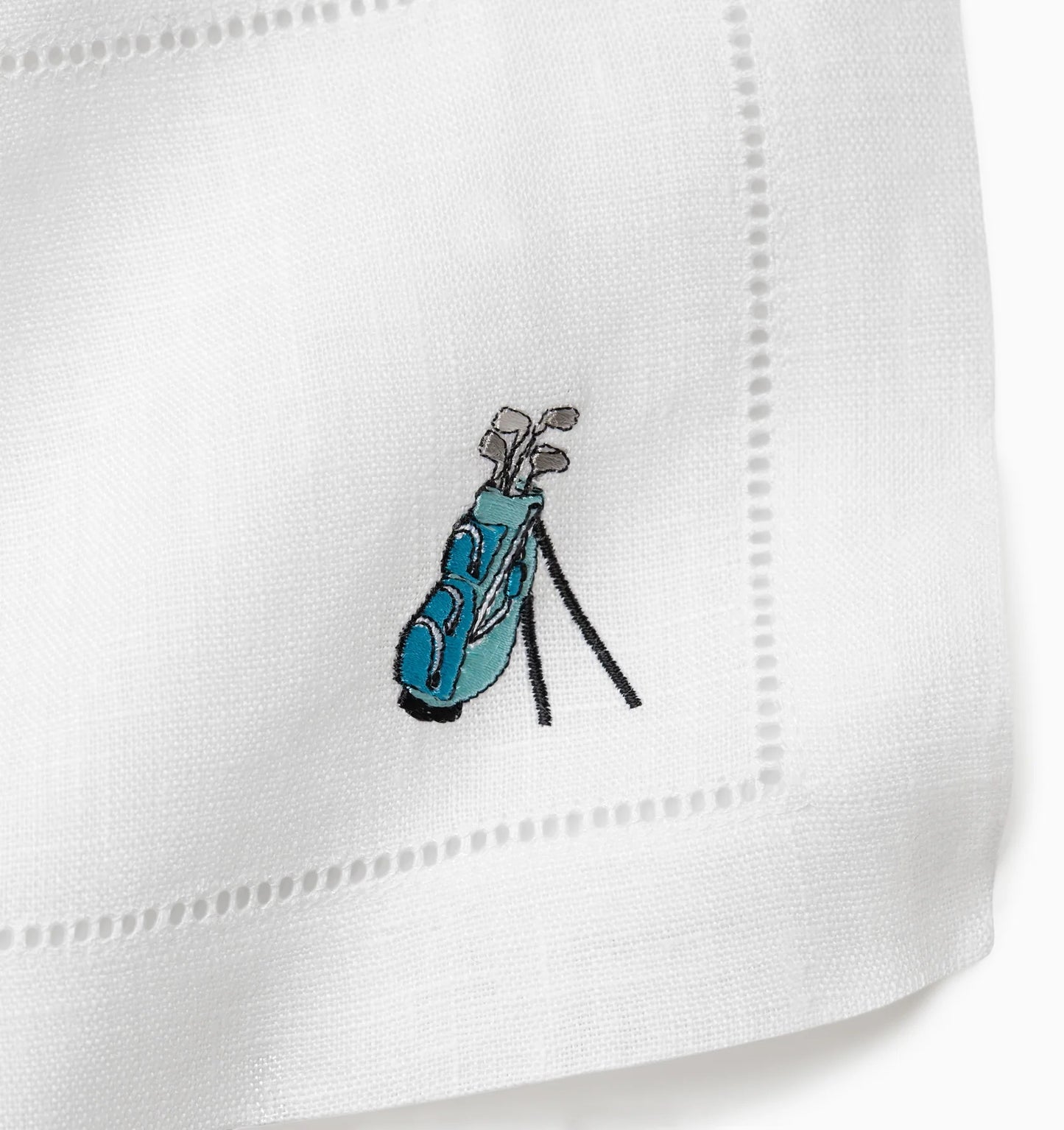 Golf Cocktail Napkins  - S/4