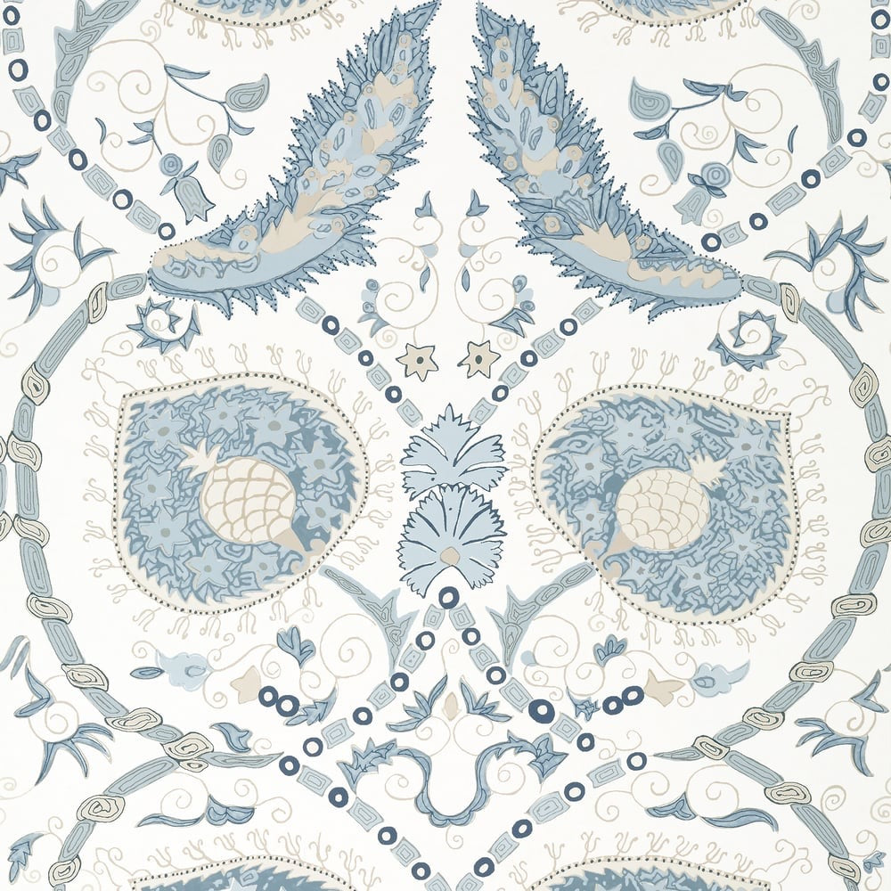 Lewis Spa Blue Wallpaper