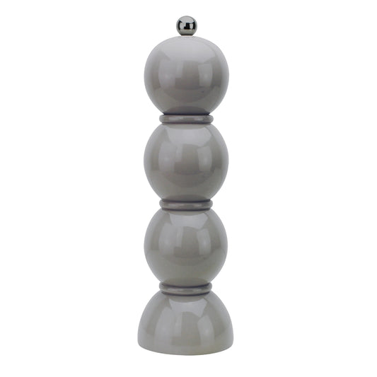 Chiffon Lacquer Grey Bobbin Salt/Pepper Mill