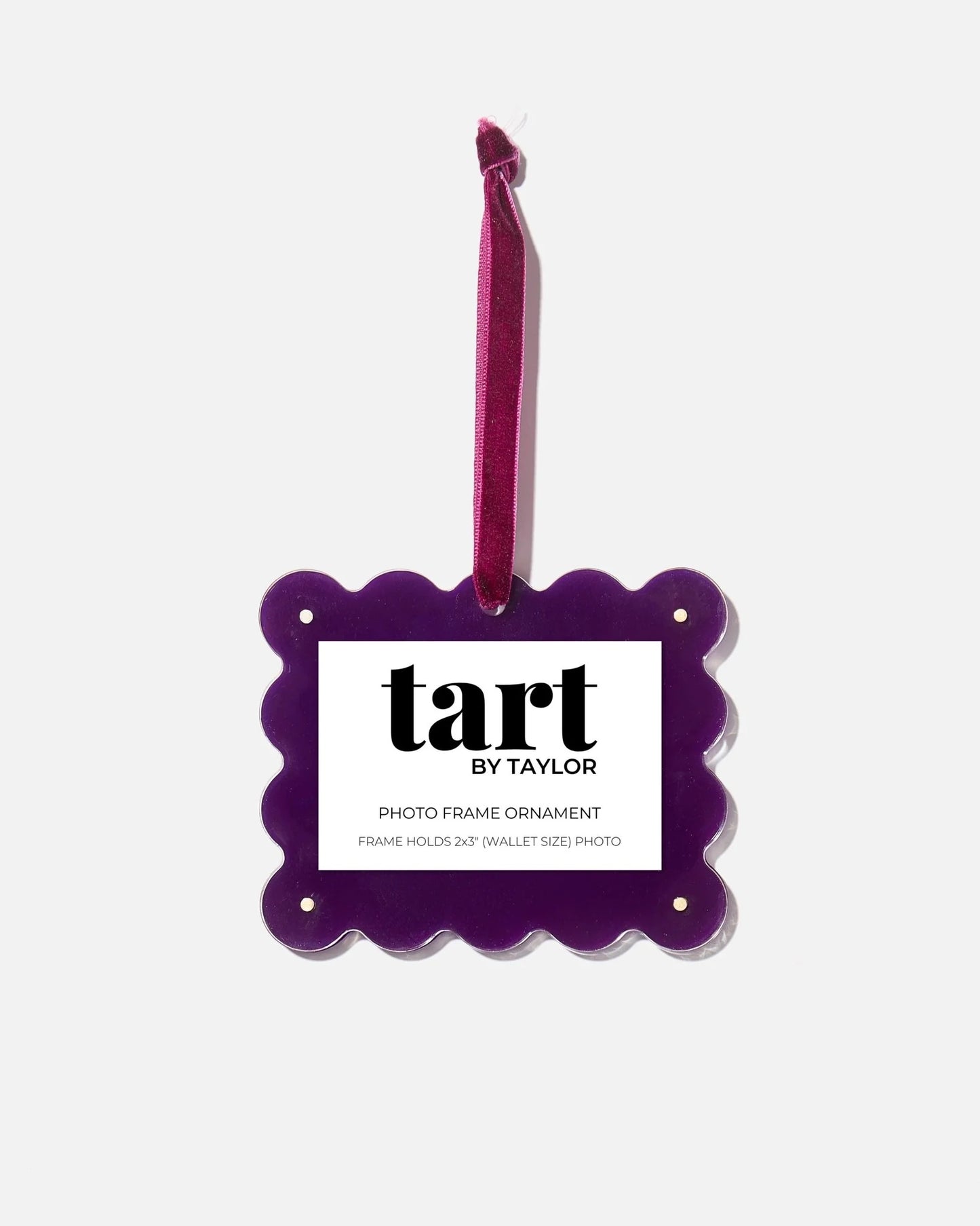 Plum Frame Ornament