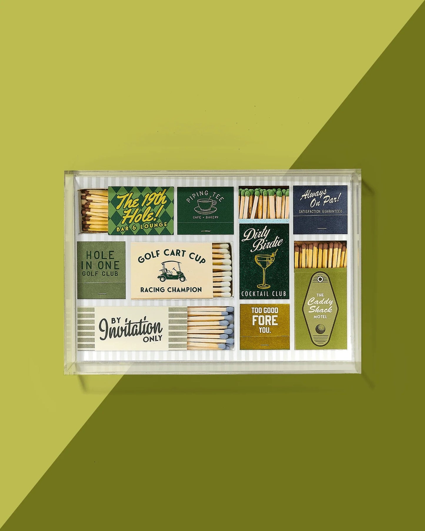 Golf Matchbook Small Tray