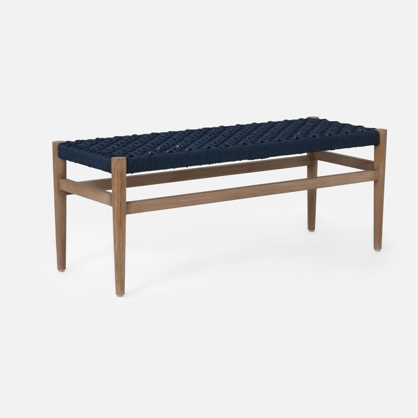 Larsson, Bench, White/Graywashed - Navy