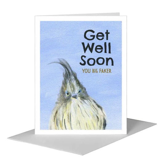 Feather Mohawk Greeting Card
