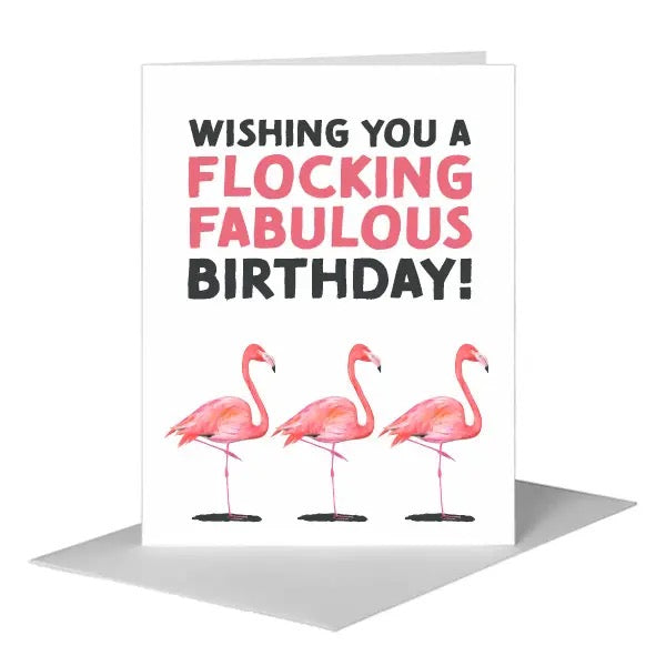 Flamingo Greeting Card