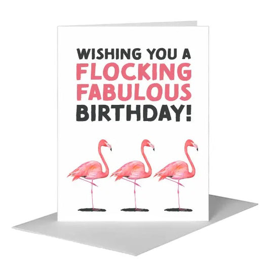 Flamingo Greeting Card