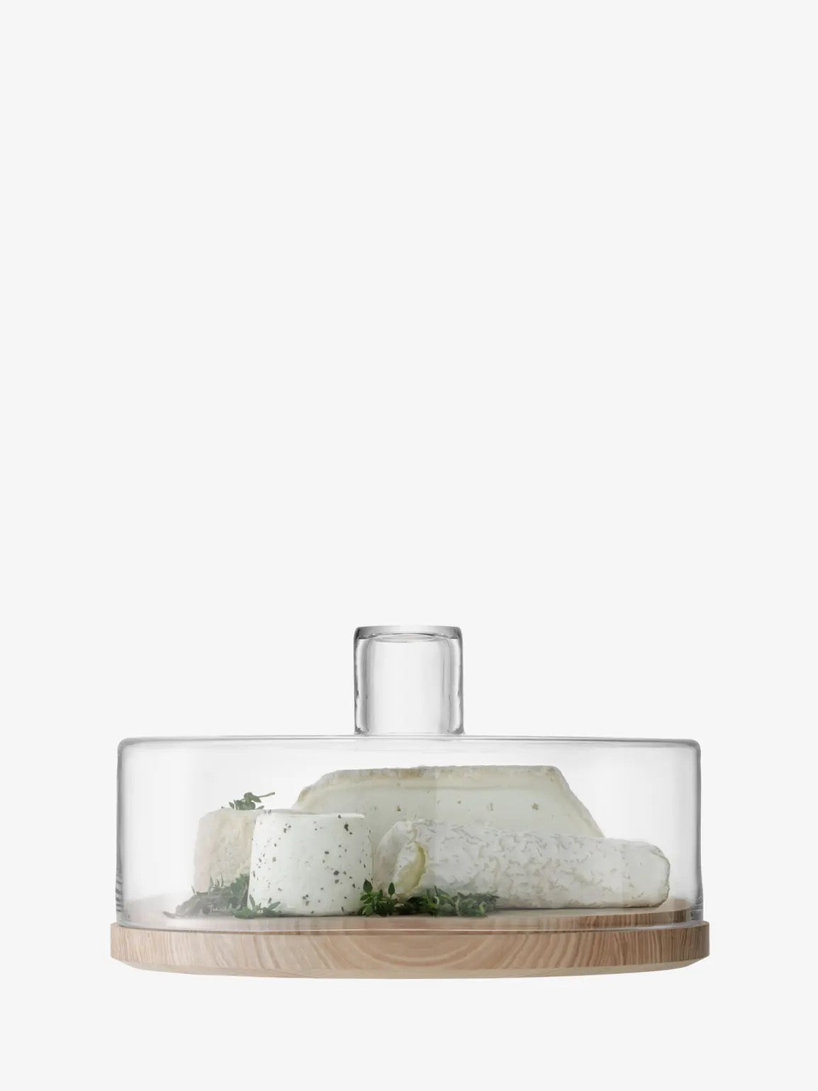 Lotta Cheese/Pastries Dome & Ash Base 12.5in