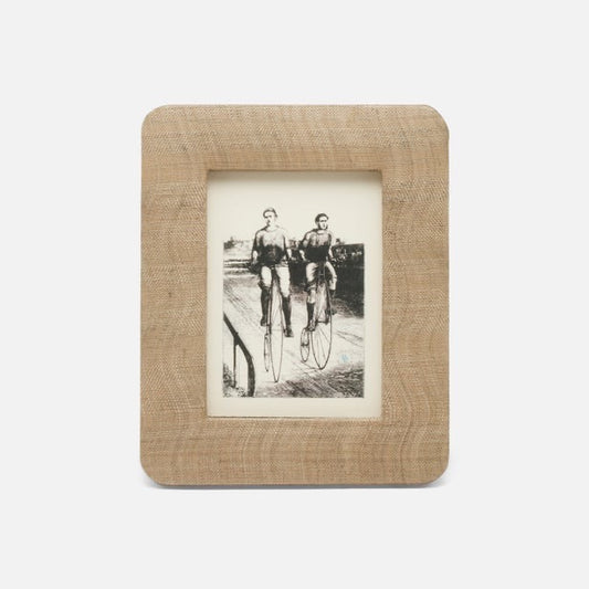 Halle Sand Silken Abaca 5" x 7" Frame