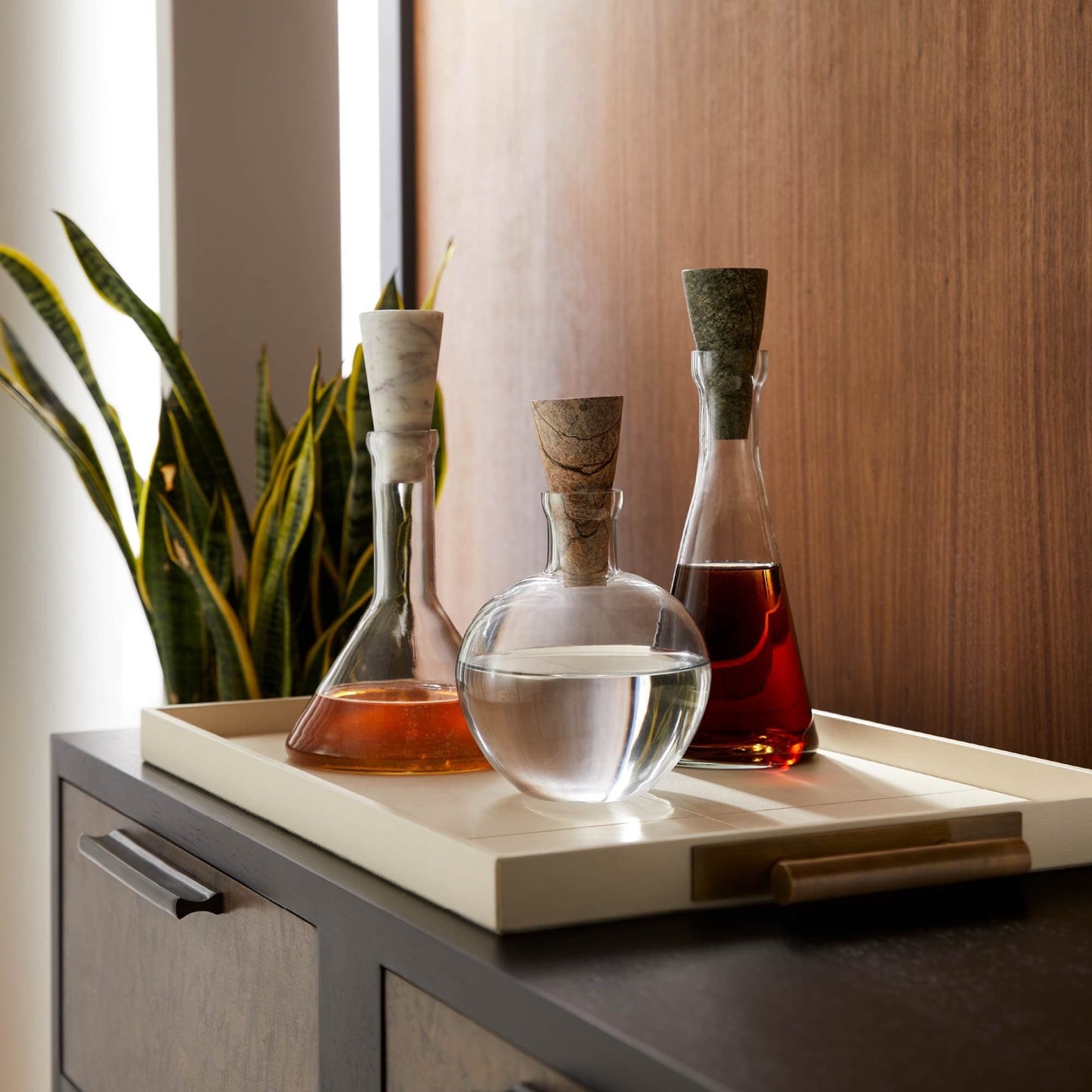 Oaklee Decanters, Set of 3