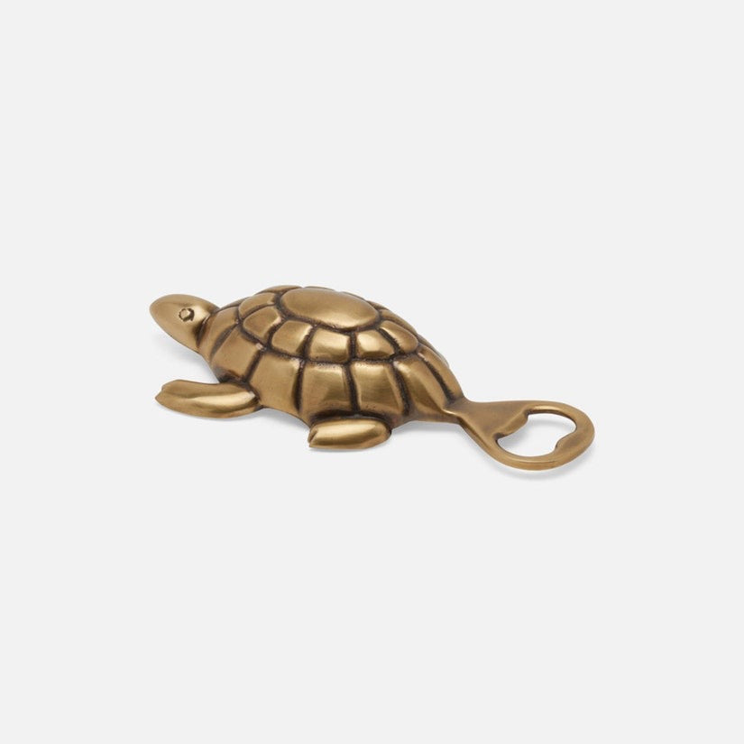 Gio Sealife Bottle Openers in Antique Brass