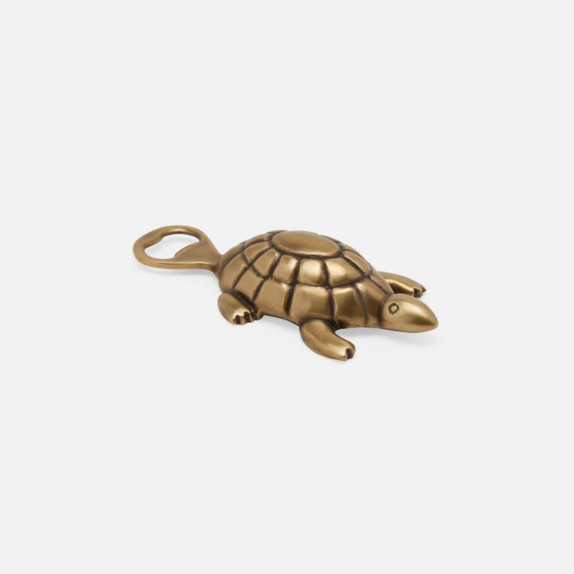 Gio Sealife Bottle Openers in Antique Brass