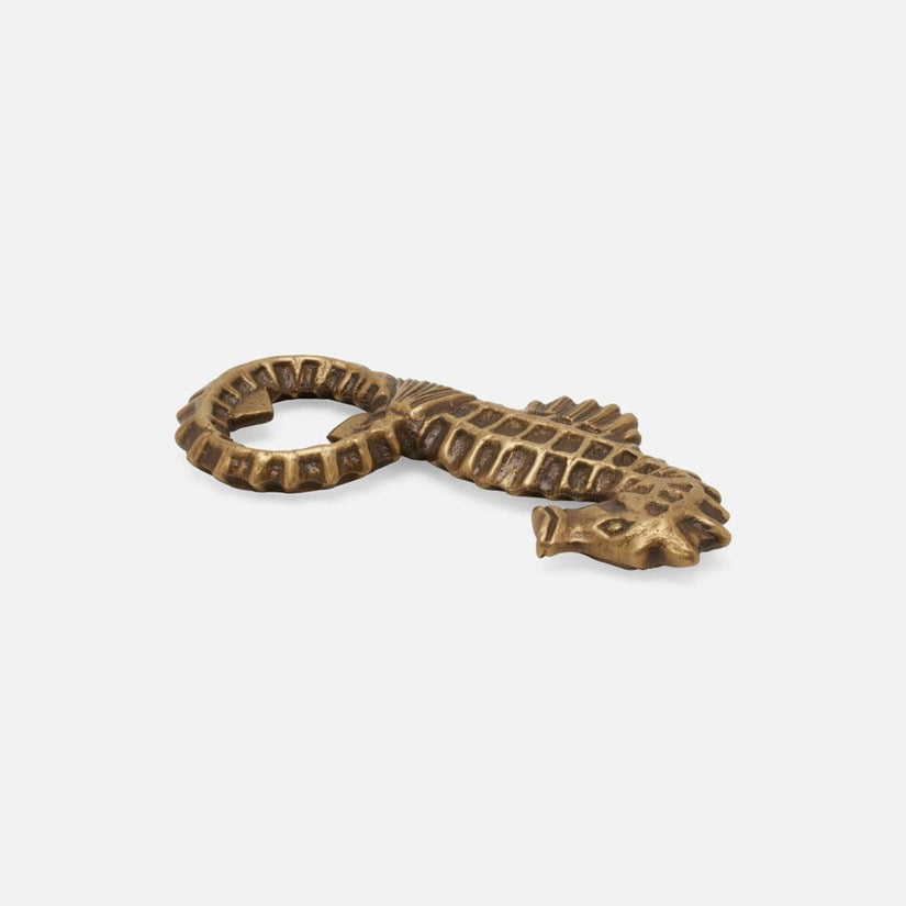 Gio Sealife Bottle Openers in Antique Brass