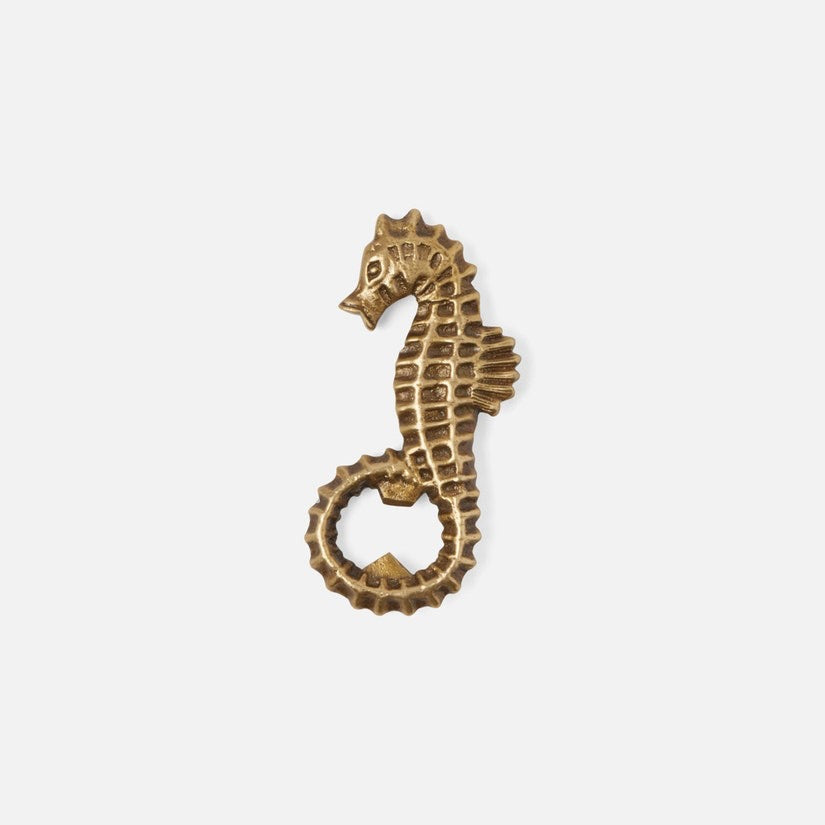 Gio Sealife Bottle Openers in Antique Brass