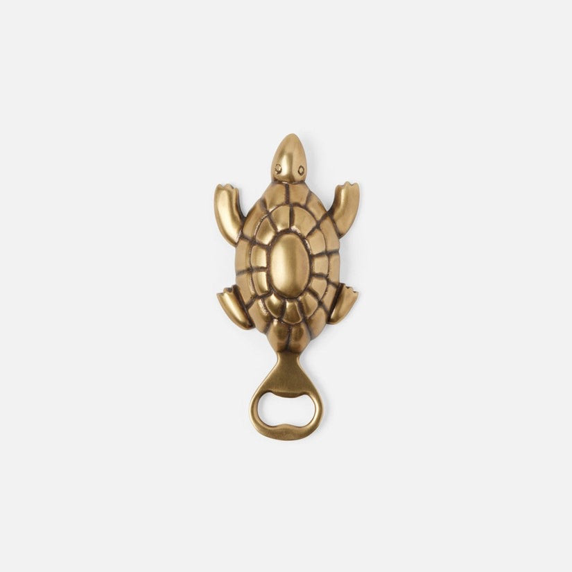 Gio Sealife Bottle Openers in Antique Brass