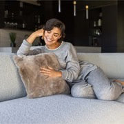 NUBE Pillow, Taupe, 40 x 40 cm, One Sided