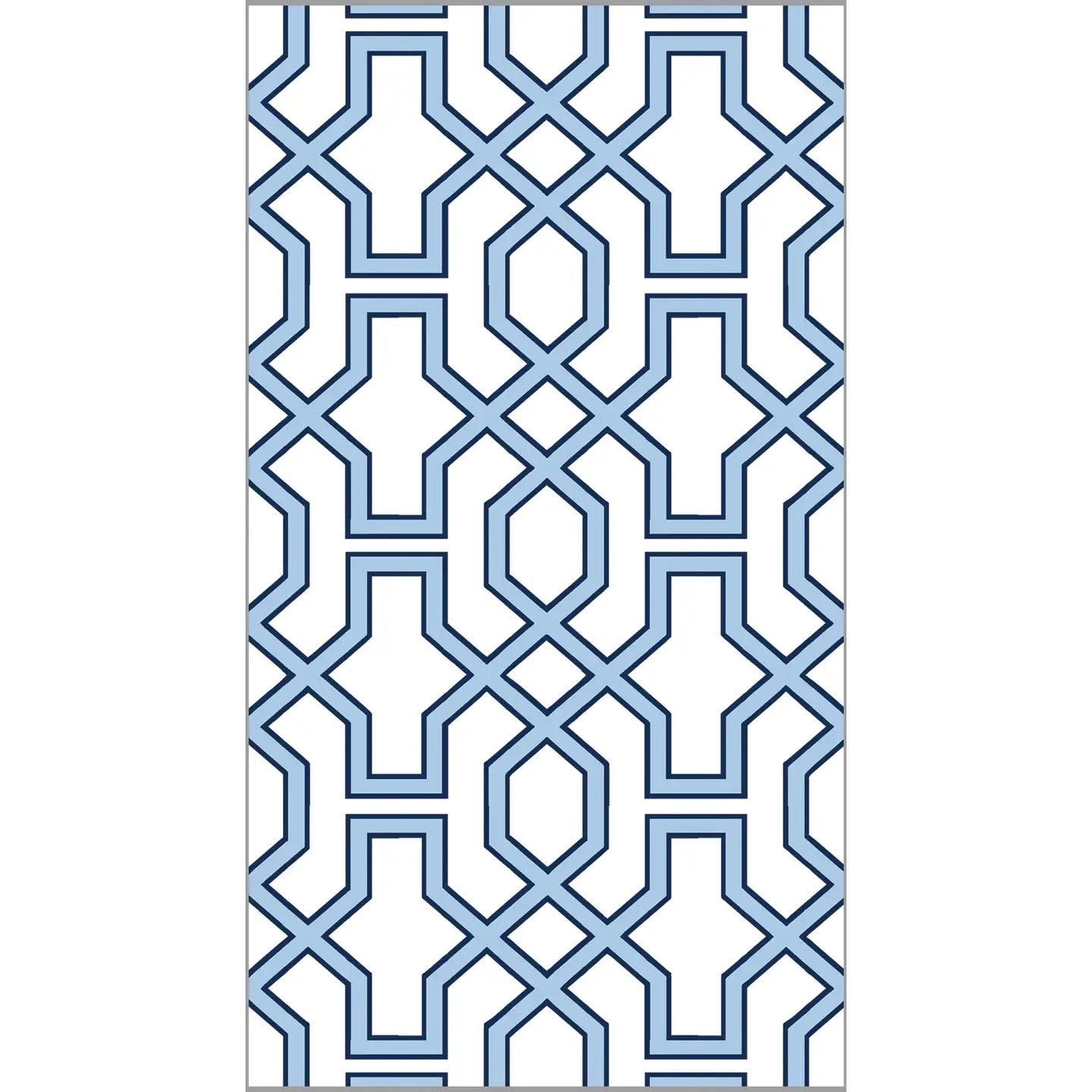 Blue Trellis Guest Towels