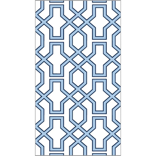 Blue Trellis Guest Towels