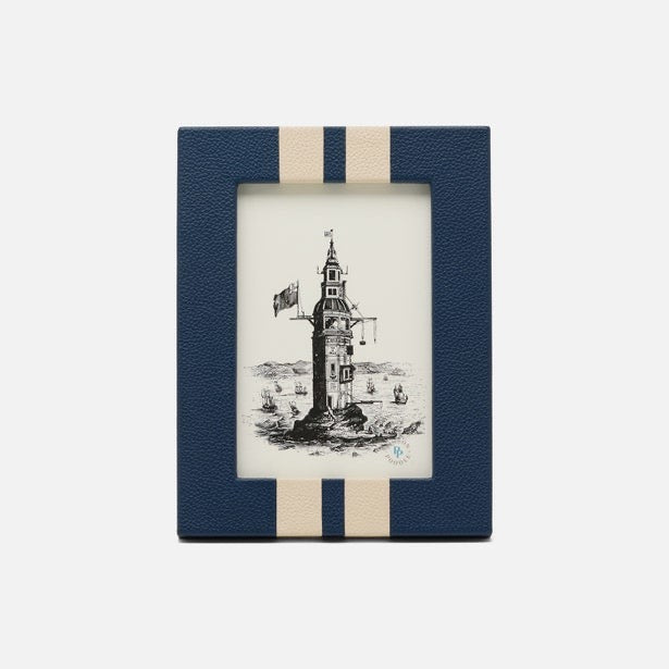 Blake Navy/Cream Frame 8" x 10"