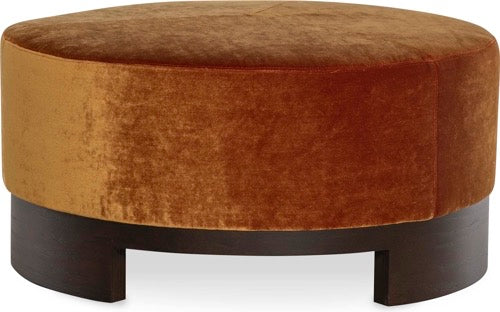 Round Cocktail Ottoman - Custom order