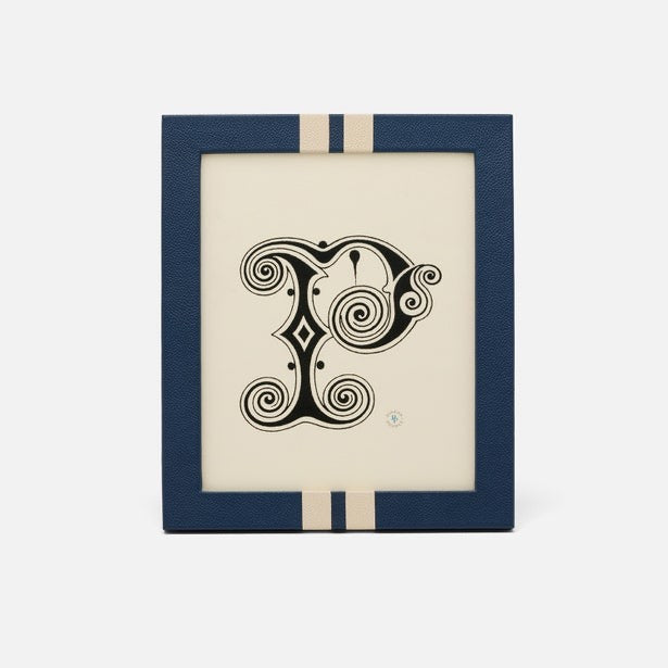 Blake Navy/Cream Frame 8" x 10"