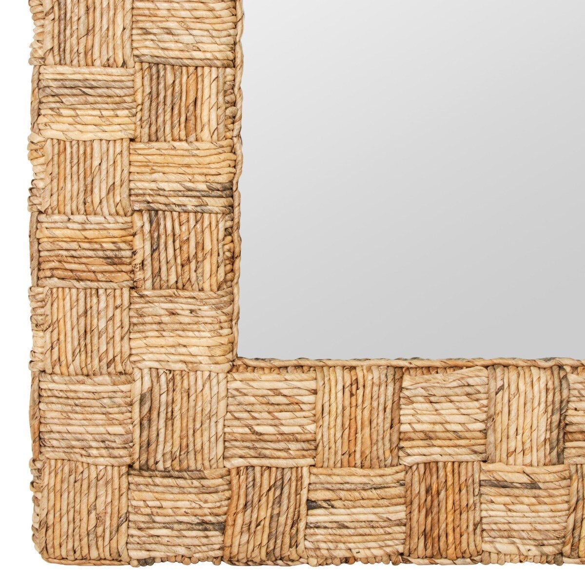 Delmare Large Leaning Abaca Mirror
