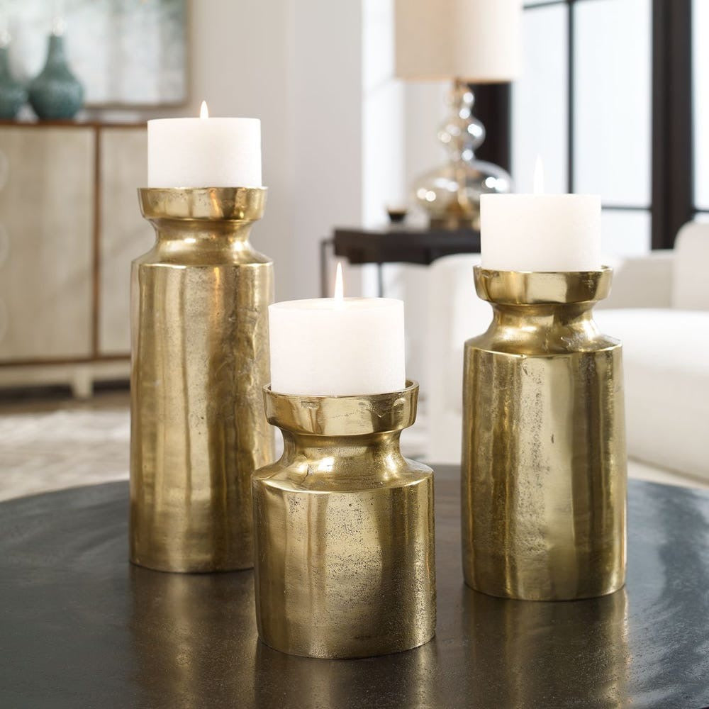 Amina Candleholders, Set of 3