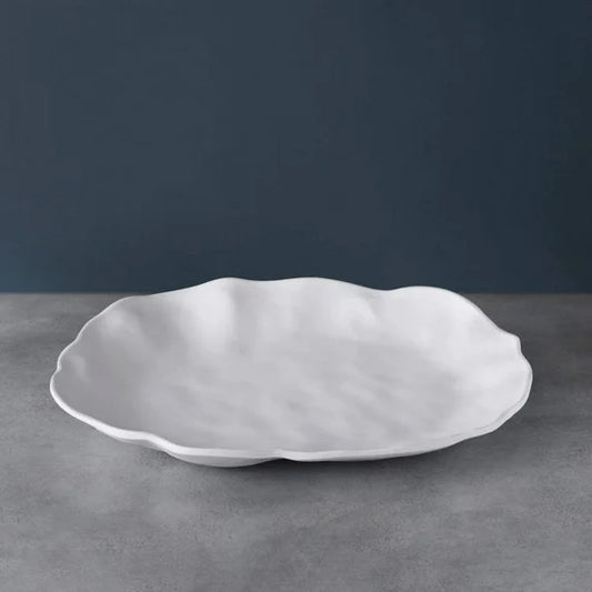 VIDA Nube Large Oval Platter - White