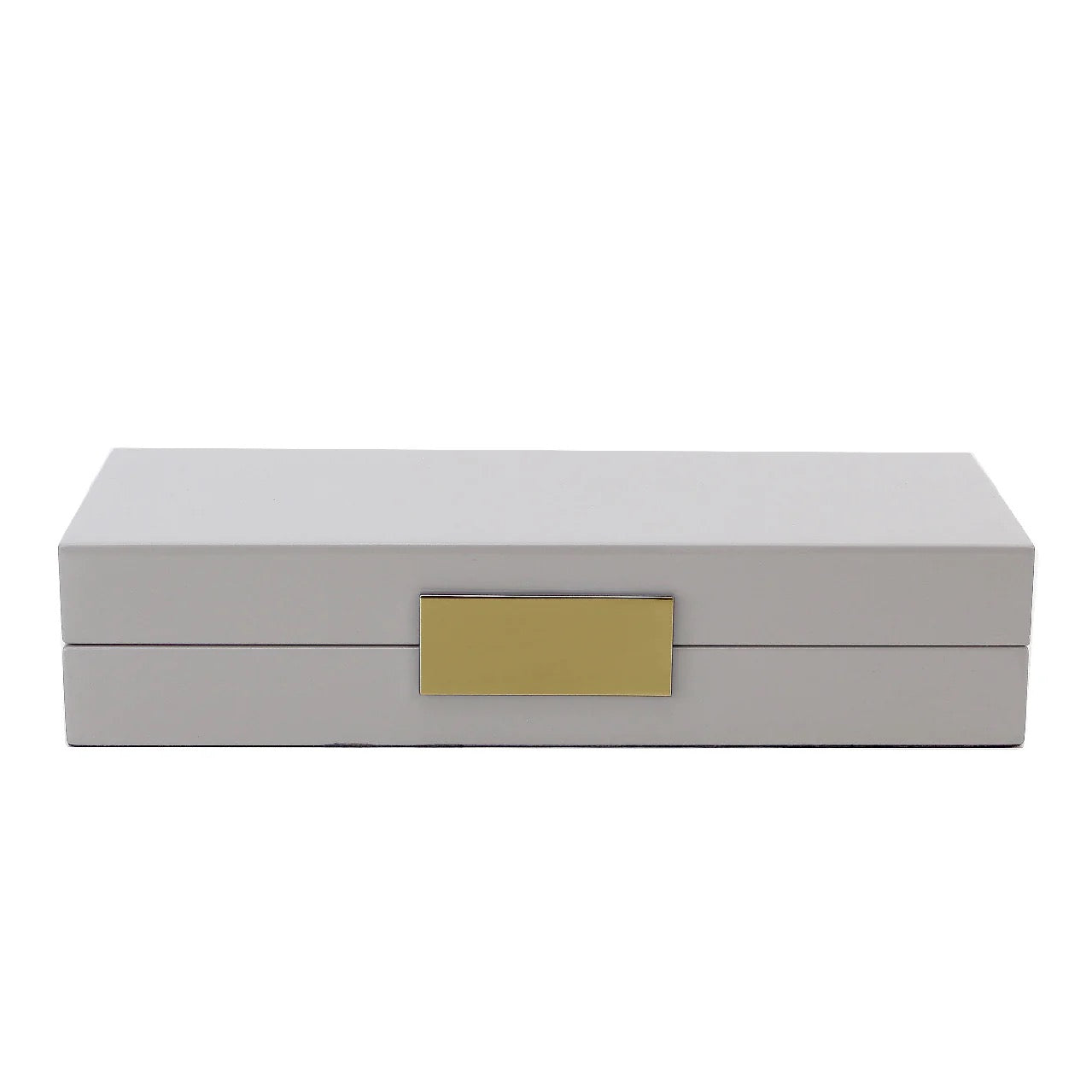 Chiffon Lacquer Jewelry Box with Gold