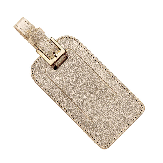 Luggage Tag / White Gold