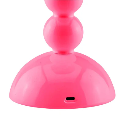 Watermelon Lacquer Rechargeable Bobbin LED Lamp