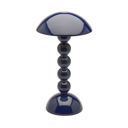 Addison Ross navy lacquer rechargeable bobbin LED lamp