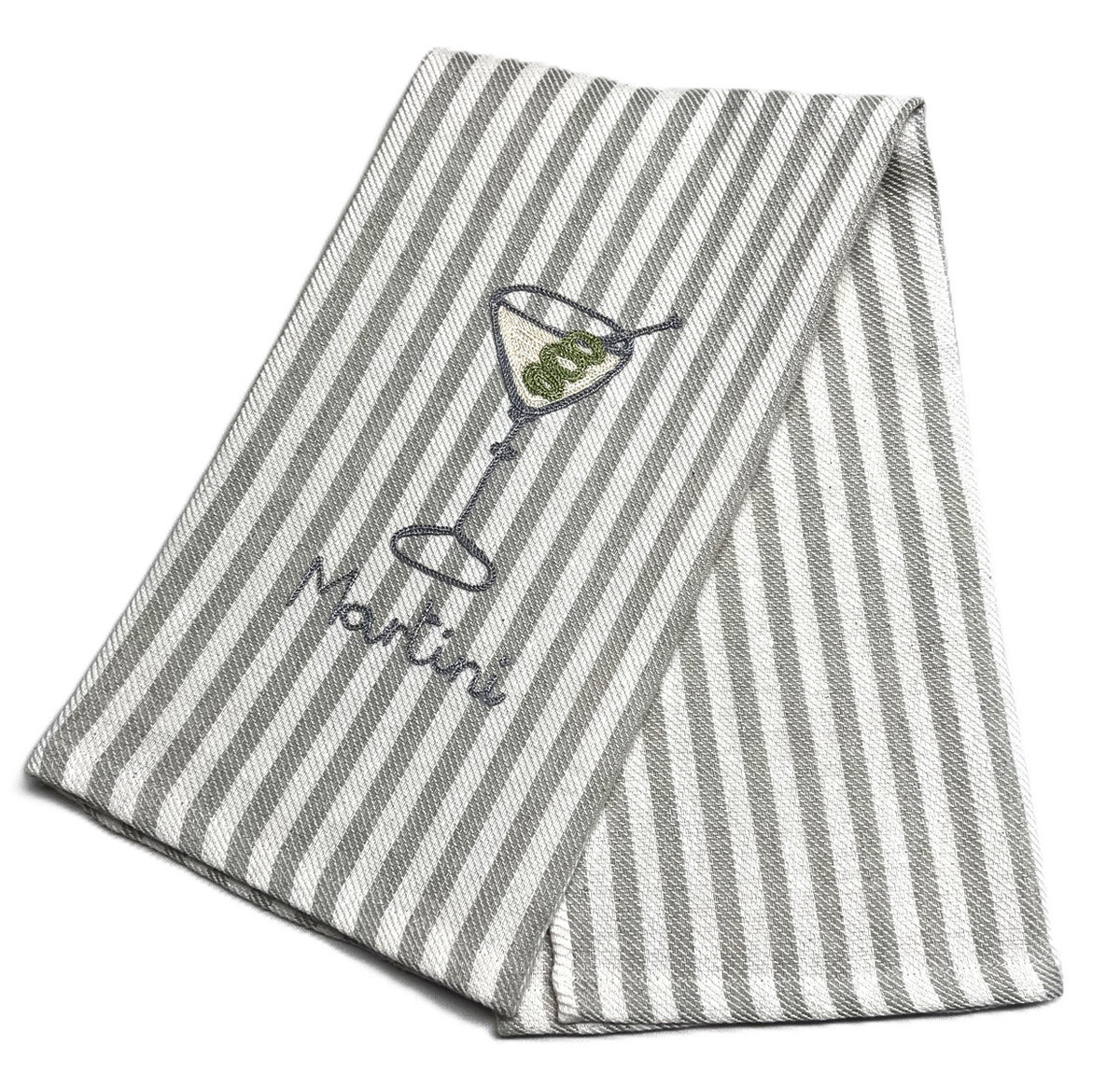 Kitchen Towel Martini Grey Stripe