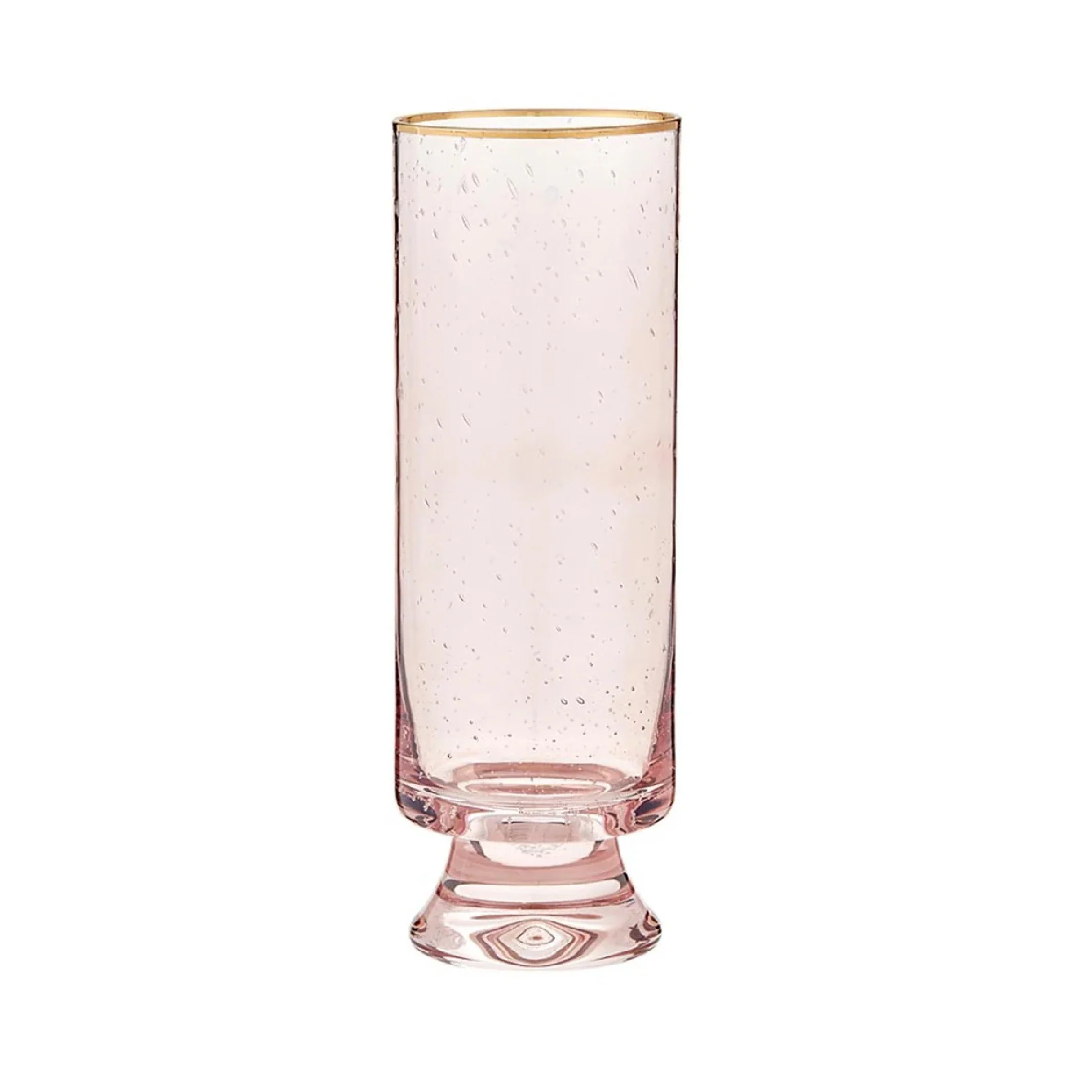 Gold Rimmed Champagne Glass / BLUSH