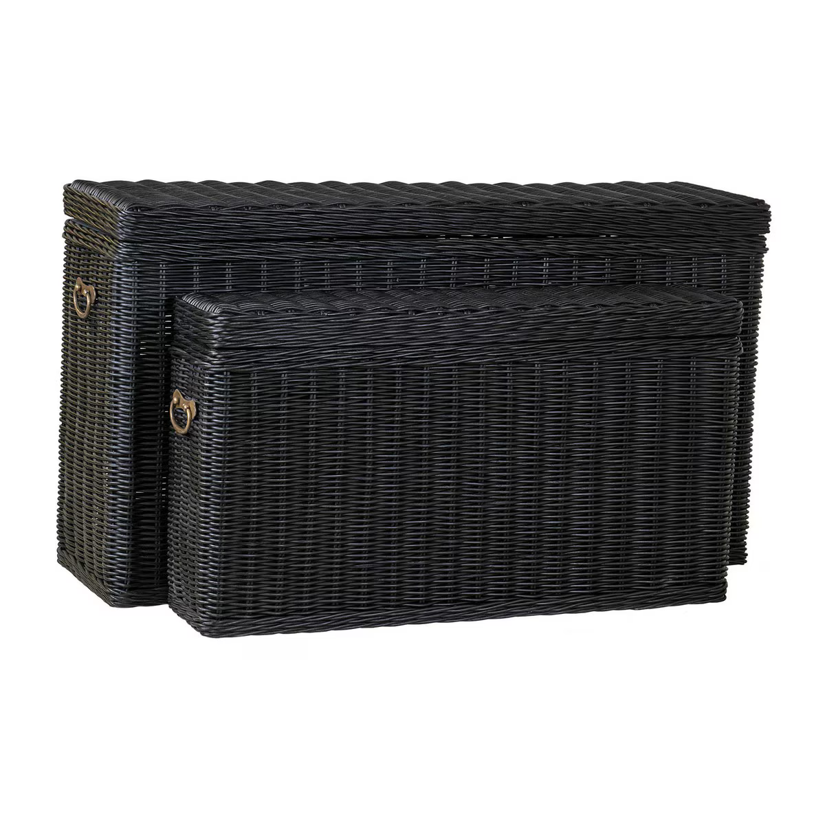 Winslow Black Storage Consoles - Thumbnail 2