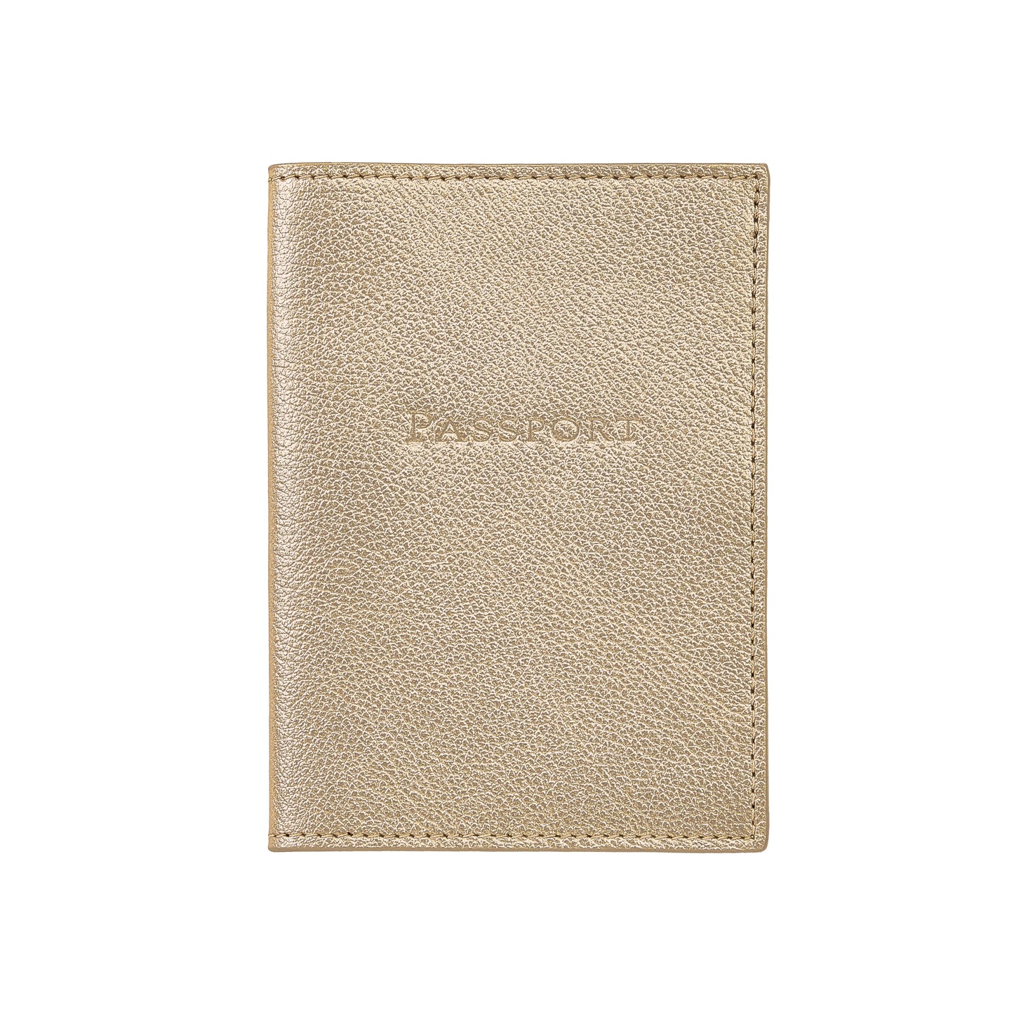Passport Cover / White Gold