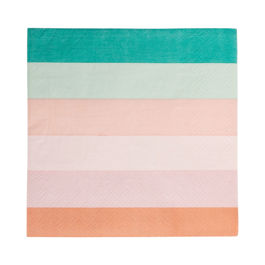 Mermaid Stripes Cocktail Napkin