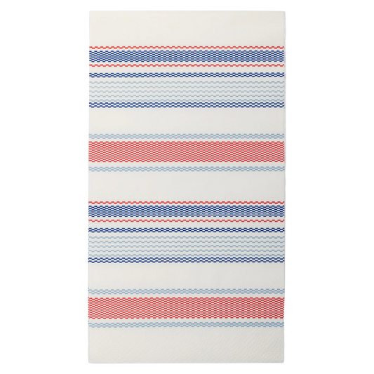 Paper Guest Napkin - Patriotic Stripe