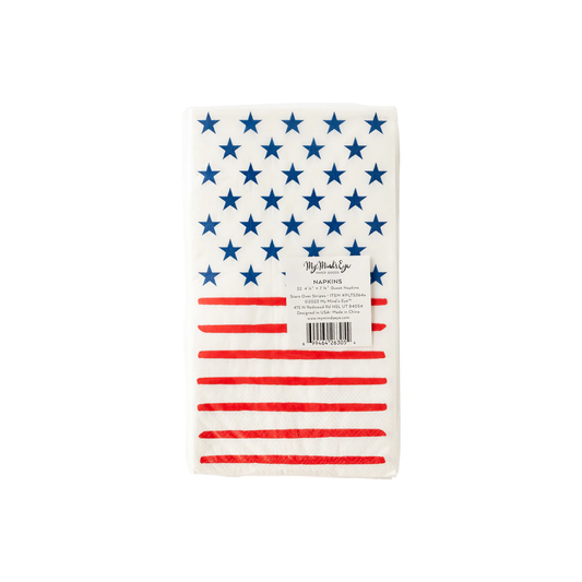Paper Guest Napkin - Stars Over Stripes